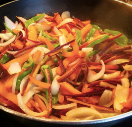 Spicy Asian Veggie Stir Fry