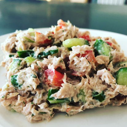 Protein Packed Creamy Dilly Tuna Salad