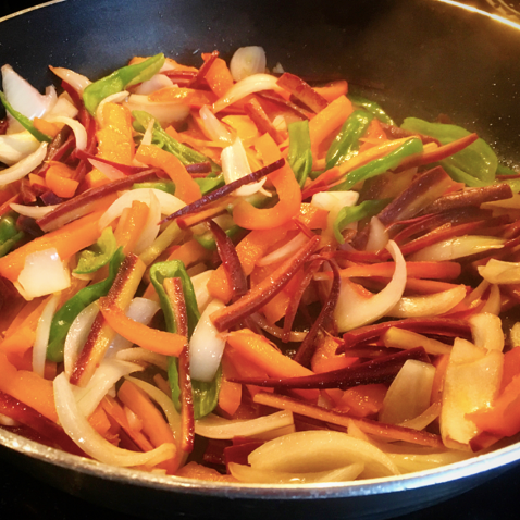 Spicy Asian Veggie Stir Fry