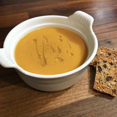 Thai Carrot and Coconut soup