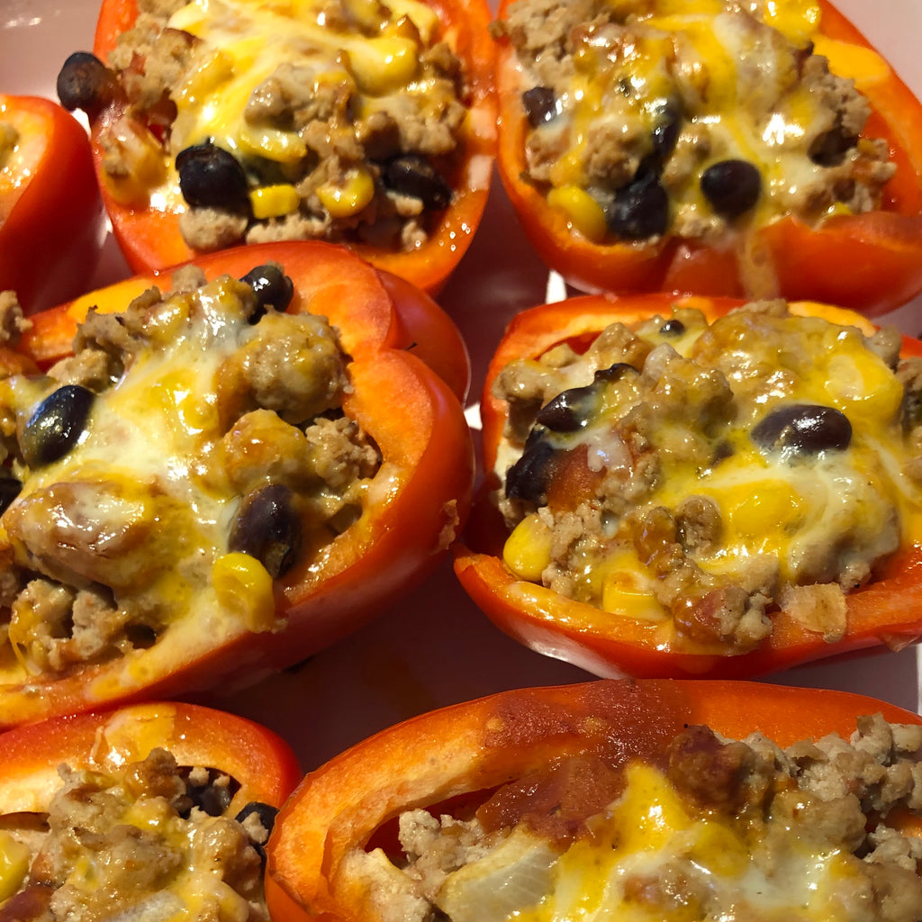 Chipotle Turkey Stuffed Peppers