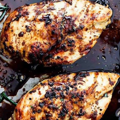 Glazed Maple Balsamic Chicken and Carrots